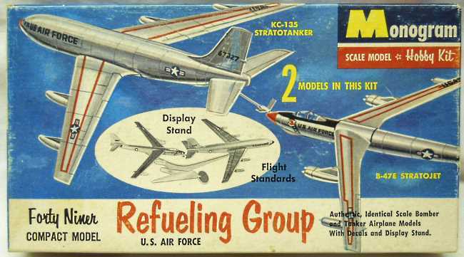Monogram 1/240 US Air Force Refueling Group B-47 And KC-135, P409-49 plastic model kit